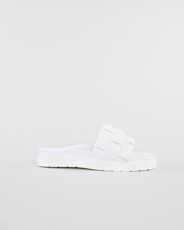 Inuikii Sandal Braided leather slipper Vit EUR 37