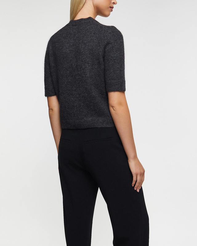 Dagmar Top Brushed Cardigan  Grey melange XS