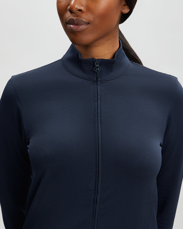 J Lindeberg Topp Nancy Seamless Mid Layer Navy L