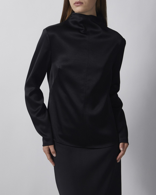Wakakuu Icons Bluse Lorde Satin Black S