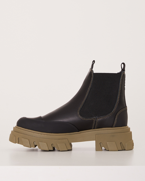 Boots Calf Leather Svart/grön 2