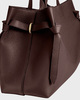 YUZEFI Gyoza Tote Pebble Bag  Espresso ONESIZE