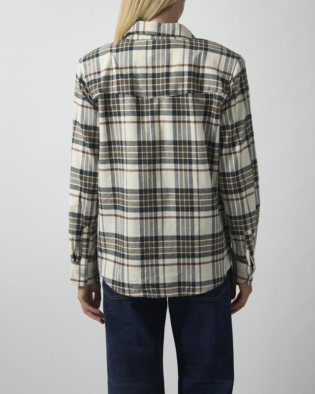 Camilla Pihl Skjorte Joan Flannel Green 34