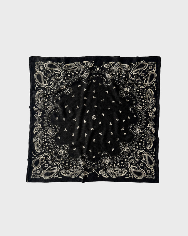 Le Scarf Skjerf Cashmere Paisley Svart 65x65 ONESIZE