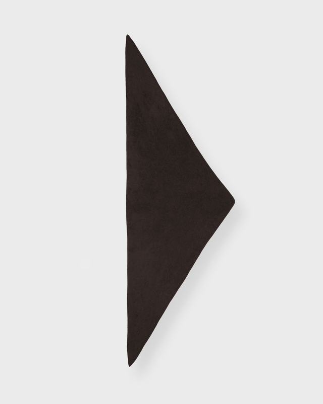 LISA YANG Scarf Bandana Wood Brushed Cashmere Wood ONESIZE