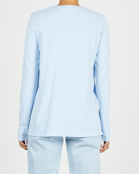 Topp Long Sleeve T-Shirt Ljusblå 2