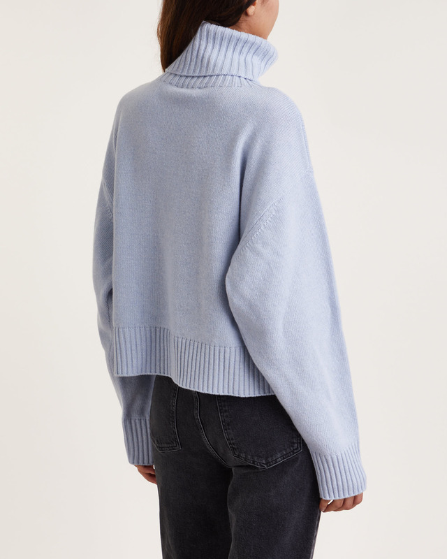 Filippa K Tröja Wool Turtleneck  Ljusblå M