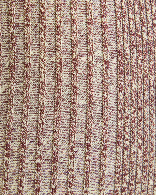 Ganni Byxor Melange Knit Pants Brun S