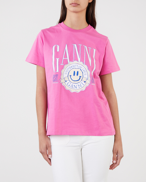 T-shirt Basic Cotton Jersey Pink 1