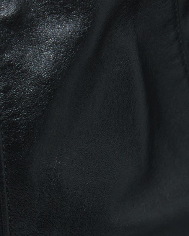 Acne Studios Jacka Relaxed Leather Svart 36