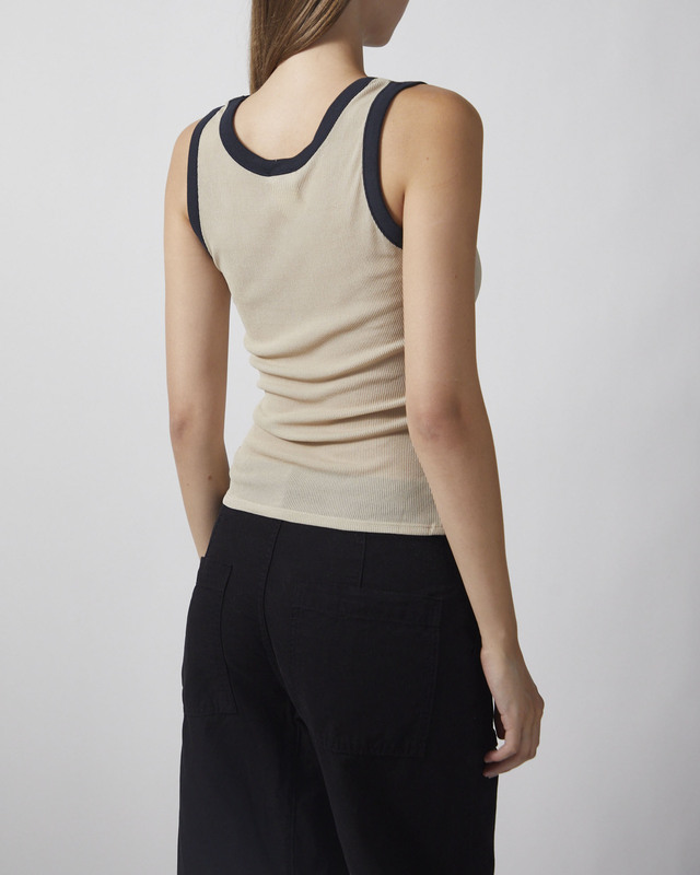 Acne Studios Linne Sheer Logo White S