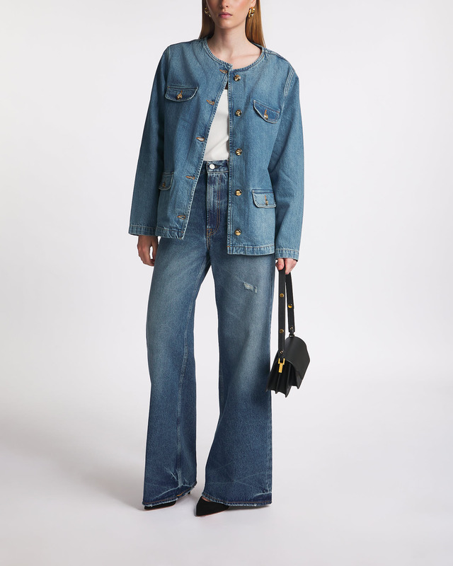 Anine Bing Jacket Janet Washed blue M
