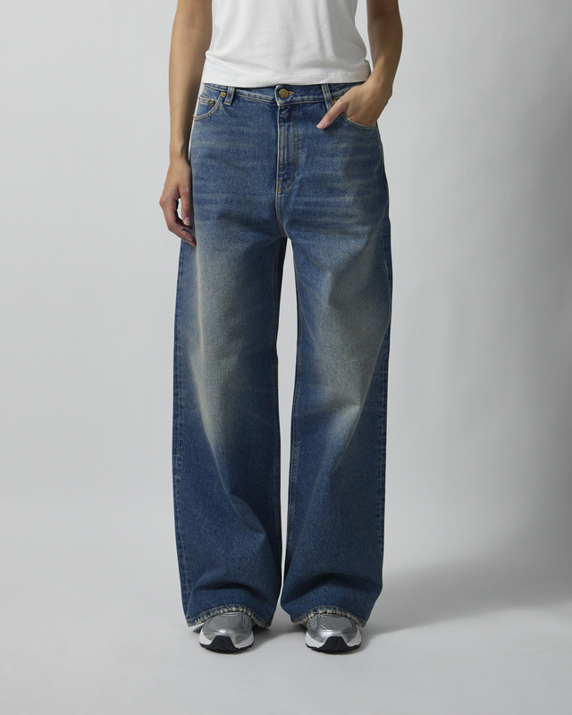 Golden Goose Deluxe Brand Jeans Golden Melody Boyfriend Denim Washed Blue 28