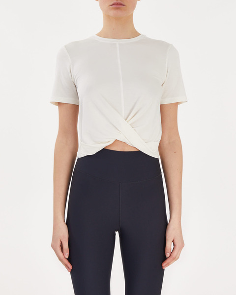 Short Wrap Tshirt Offwhite 1