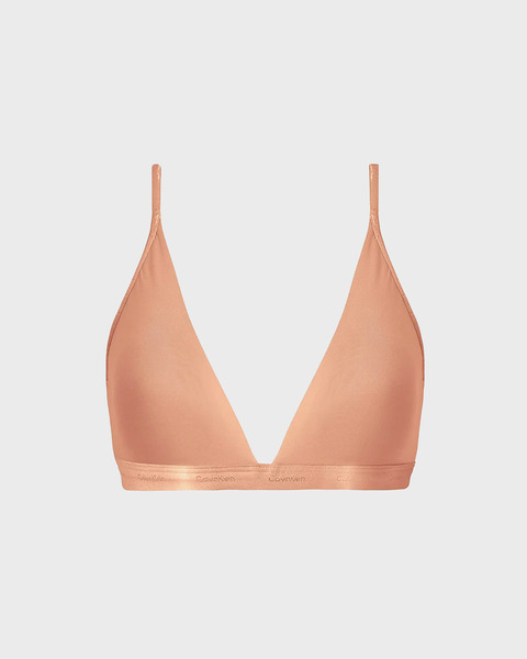 Bra Lght Lined Triangle  Brown 1