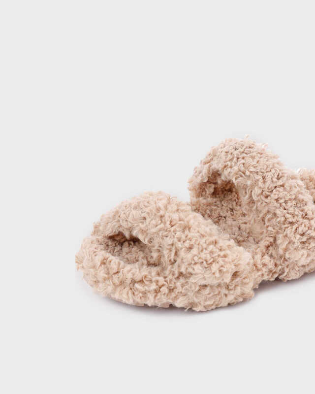 Gia Borghini DOUBLE STRAP SANDAL Oatmeal EUR 39