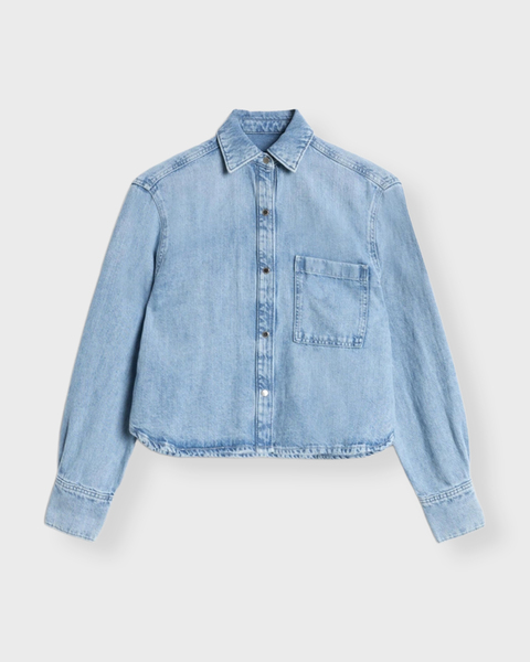 Skjorta Ivy Denim Light blue wash 1