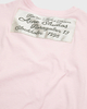 Acne Studios T-skjorte Logo Gathered Light pink XS