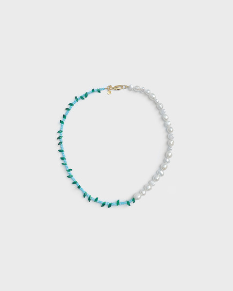 Halsband Mixed Pearl Blå ONESIZE 1