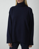 Dagmar Sweater Soft Wool Turtleneck Navy XS