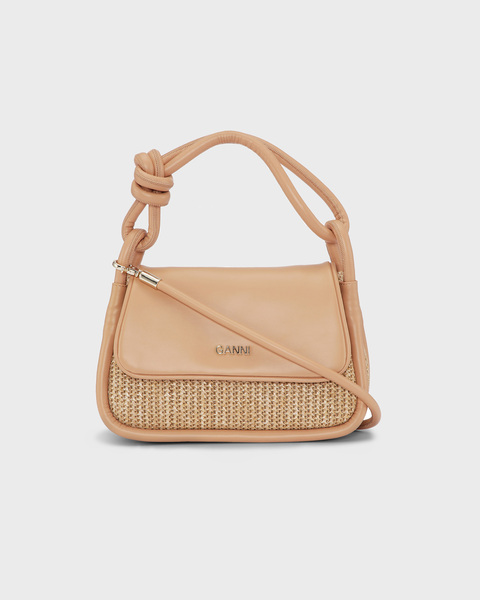 Väska Knot Flap Over Raffia Tan ONESIZE 1