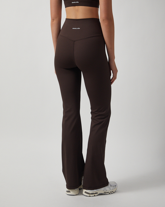 Sisterly tribe Leggings Softsculpt Flared Leggings Regular Espresso XS