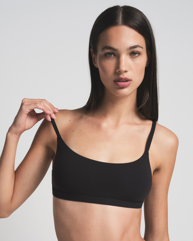 Skims Bralette Fits Everybody Scoop Black XXS