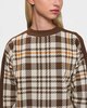 Rodebjer Tröja Reilly Eco Check Brun XS