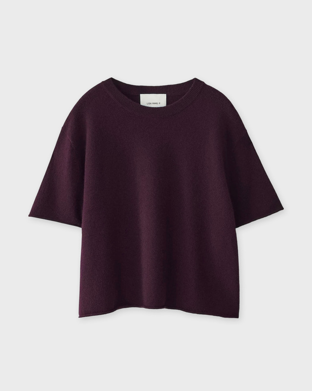 LISA YANG T-Shirt Cila Cashmere Mahogny  0 (XS-S)