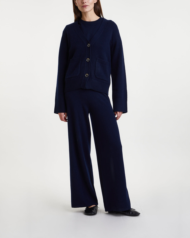 LISA YANG Kofta Danni Cashmere Navy 1 (S-M)