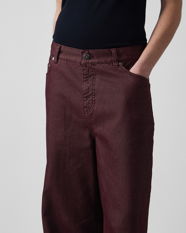 Golden Goose Deluxe Brand Jeans Journey Melody Boyfriend Vinröd 25