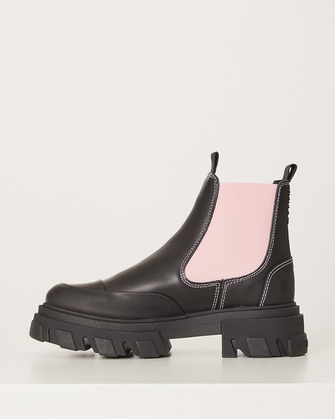 Boots Calf Leather Svart/rosa  2