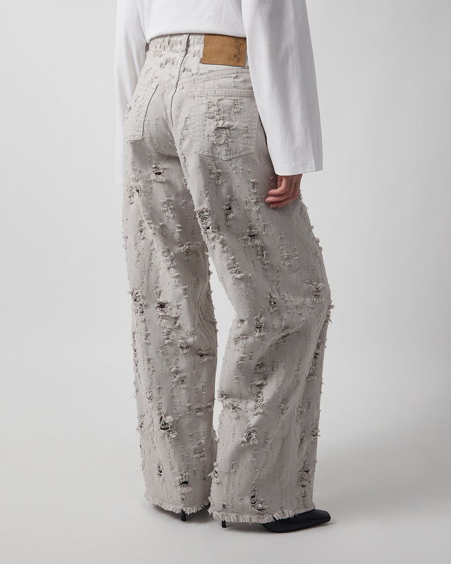 Haikure Jeans Bethany Bull Destroy Light grey 25