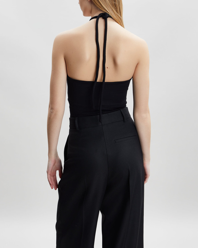 Proenza Schouler Bodysuit Compact Jersey Svart M