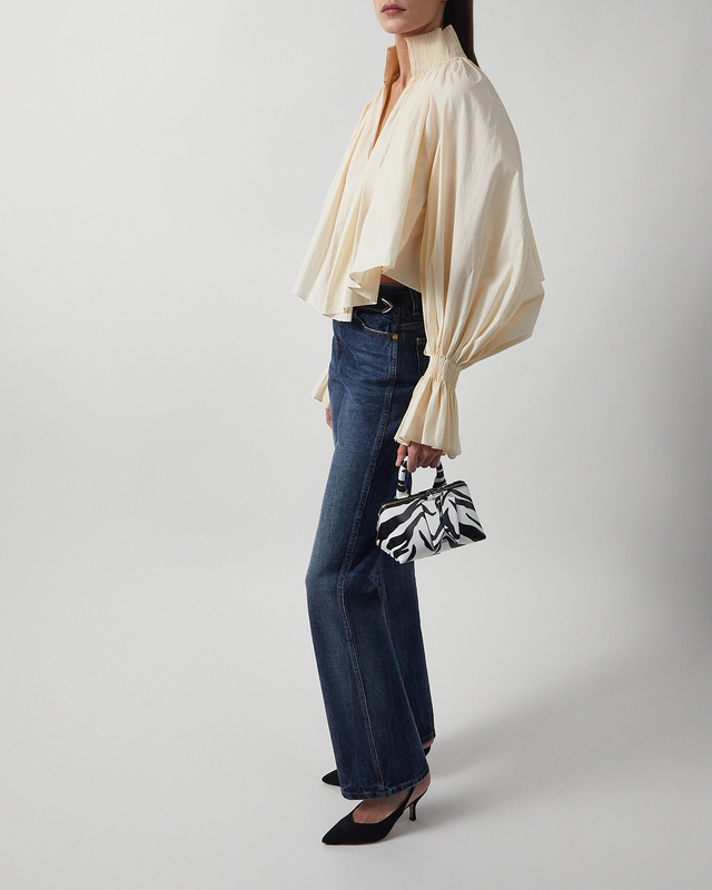 KHAITE Blus Durer Bone S