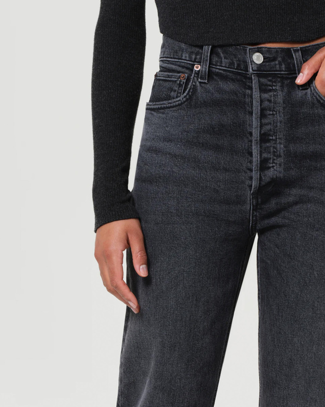 AGOLDE Jeans 90´Pinch Waist High Rise Straight in Hitch Denim 30