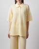 Malina Skjorte Moa Knitted Light Yellow XL