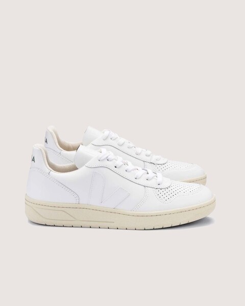 Sneakers V-10 Leather White  1