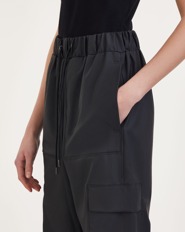 Rains Rain Cargo Pants Wide Black XS