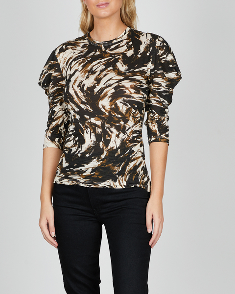 Top Printed Novelty Tee Multicolor 1