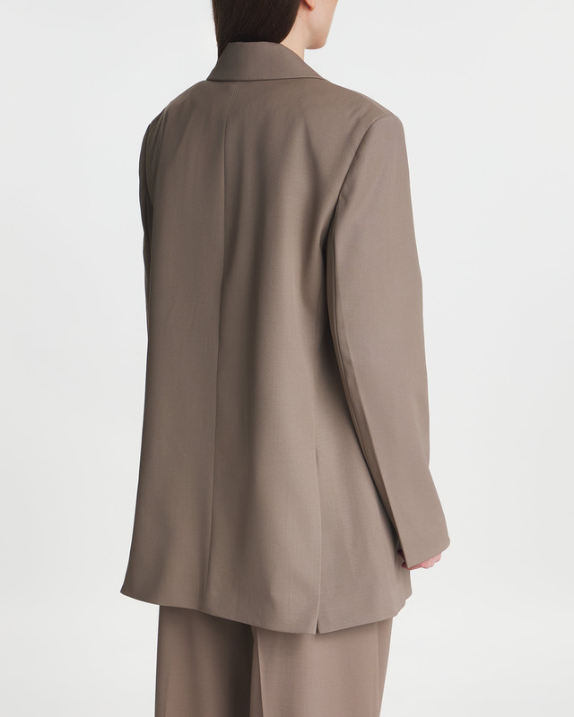 Teurn Studios Relaxed-fit blazer jacket Beige 38