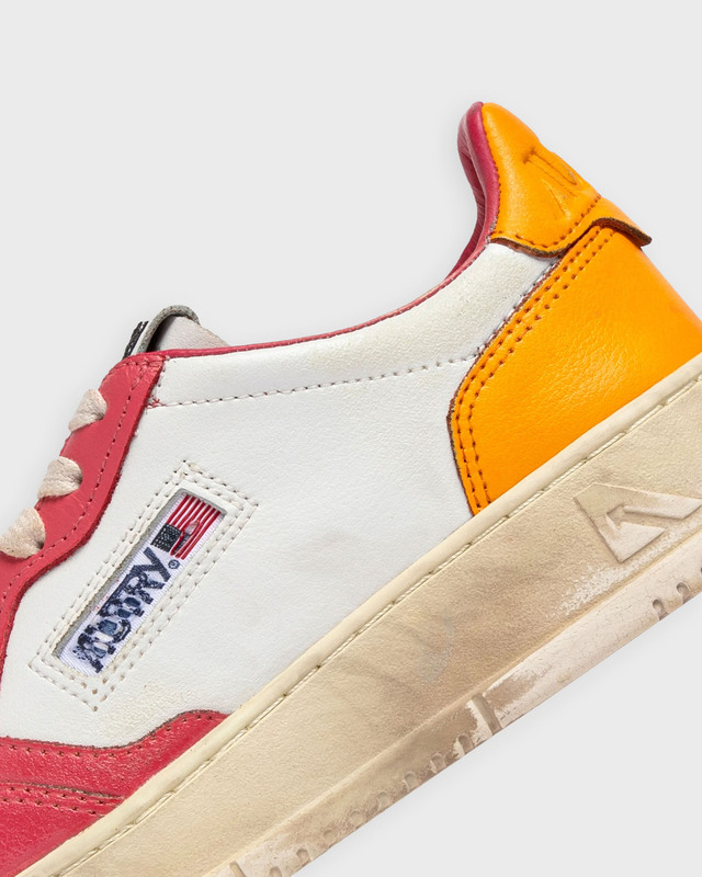 Autry Sneakers Medalist Low Super Vintage Vit/orange EUR 36