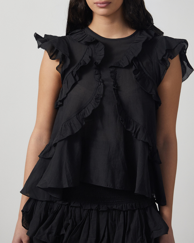 Isabel Marant Étoile Blouse Nalou Black FR 36 (EUR 34)