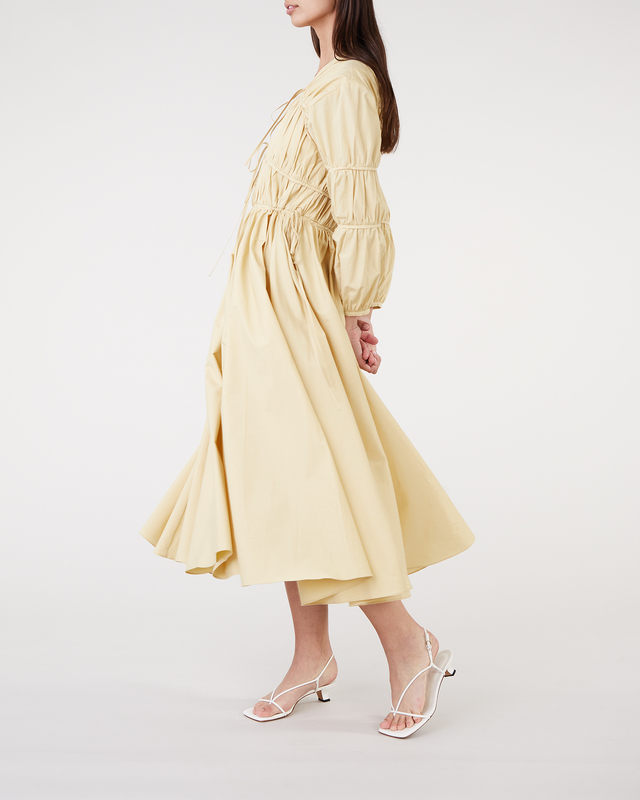 TOVE Dress Lina Light yellow | WAKAKUU