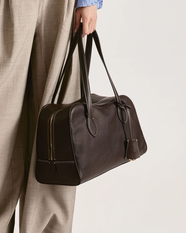 ATP Atelier Bag Noale Walnut Contrast Stitch Valnöt ONESIZE