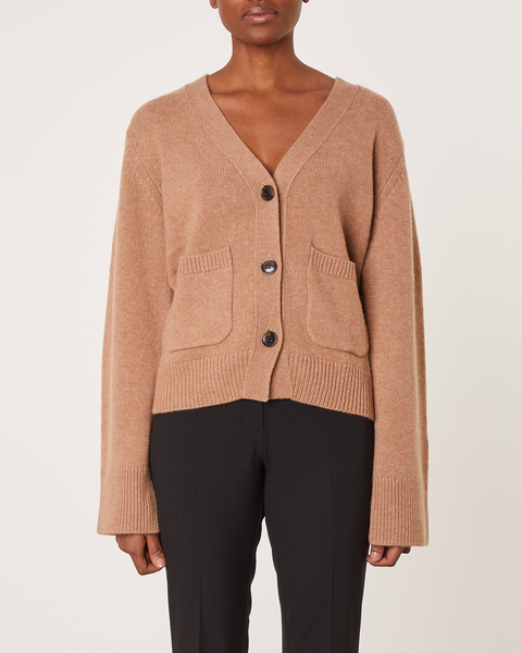 Cashmere Cardigan Danni Valnöt 2