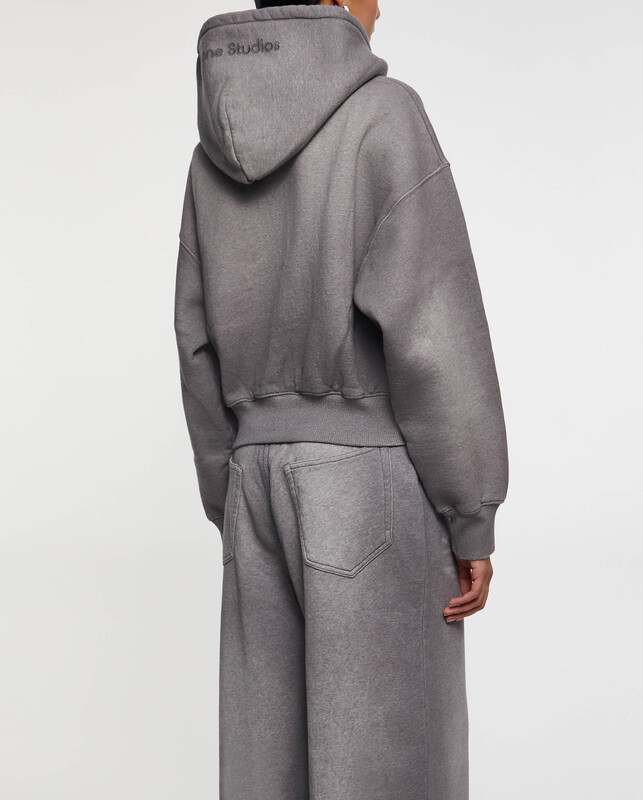 Acne Studios Tröja Hooded Zipper Grå S