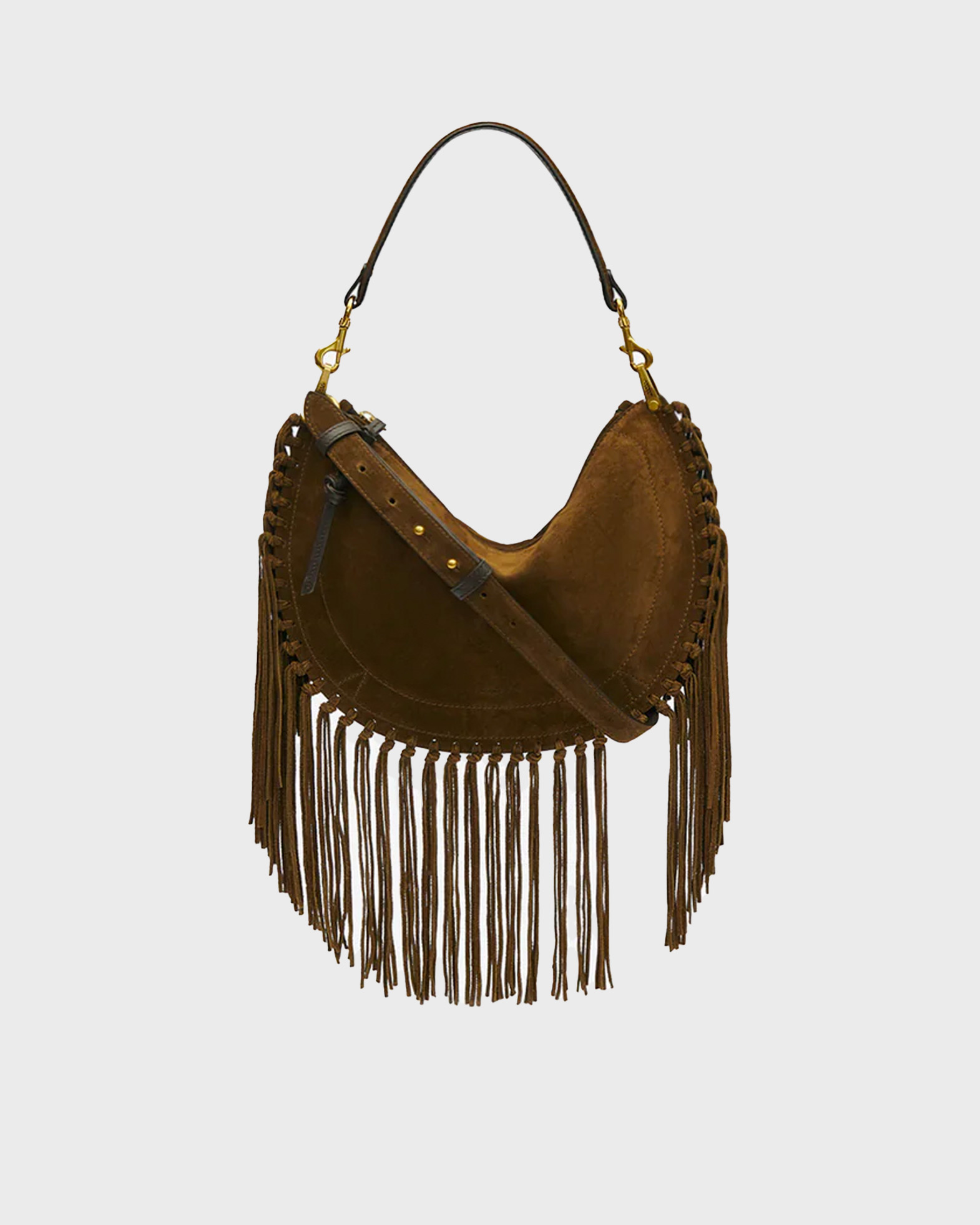 Isabel Marant Women's Bronze Bag Oskan Soft Zip Onesize