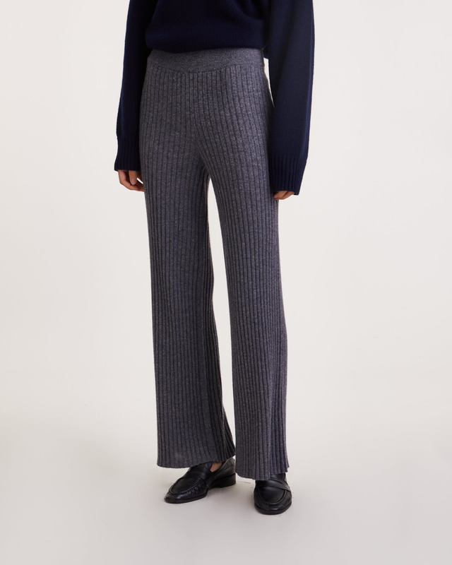 LISA YANG Byxor Delia Cashmere Grå 0 (XS-S)