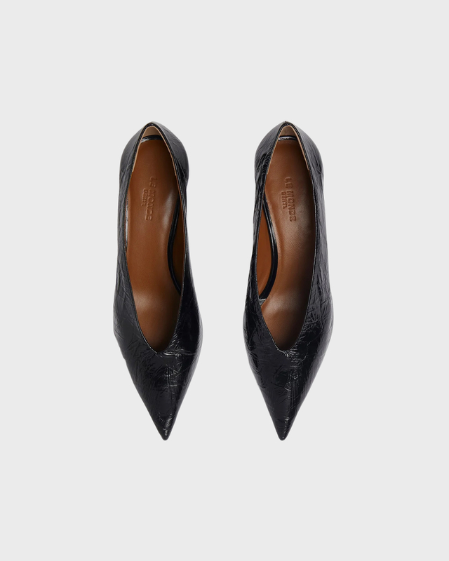 Le Monde Beryl Heels Babouche Kitten Black EUR 36